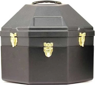 Western Hat Box DOUBLE (Black)